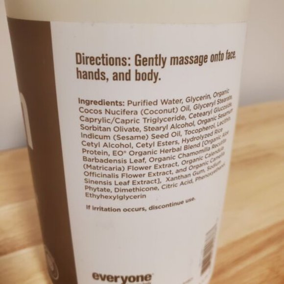 Everyone for Every body Lotion Unscented 3in1 32oz New - Picture 3 of 3